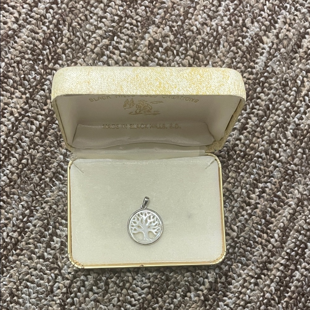 Pearl Stone “Tree of Life” Pendant (Sterling Silver)